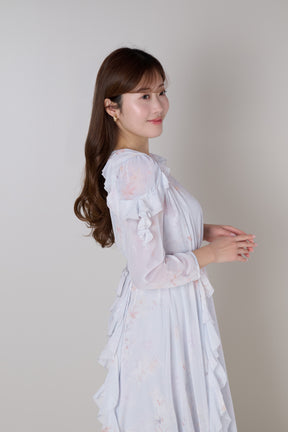 Isette Floral Chiffon Dress