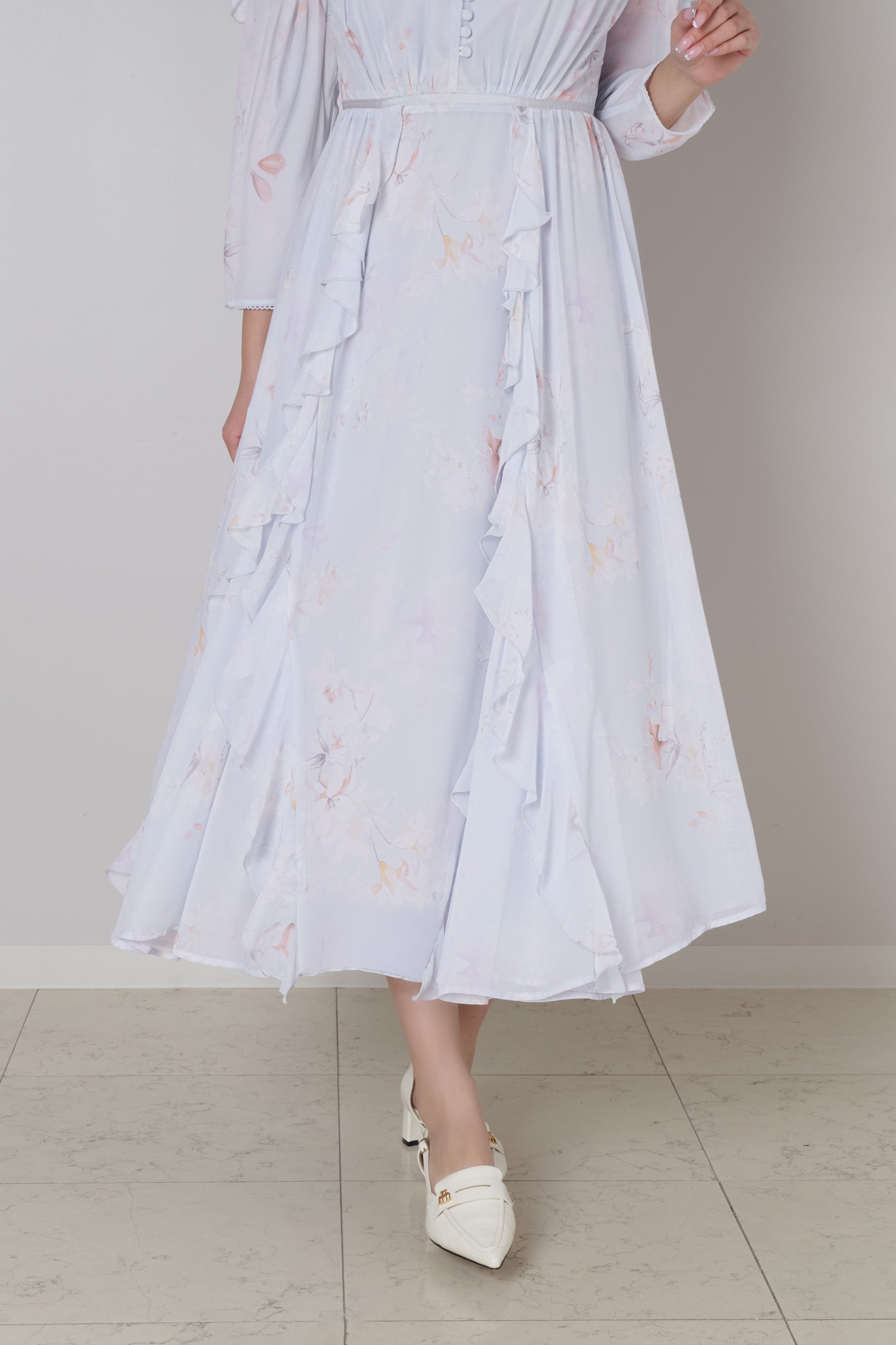 Isette Floral Chiffon Dress