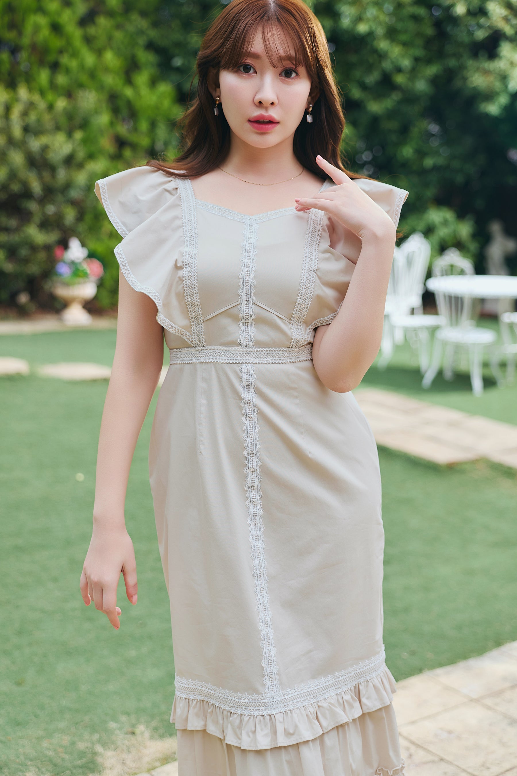 Kiki Butterfly Sleeve Dress