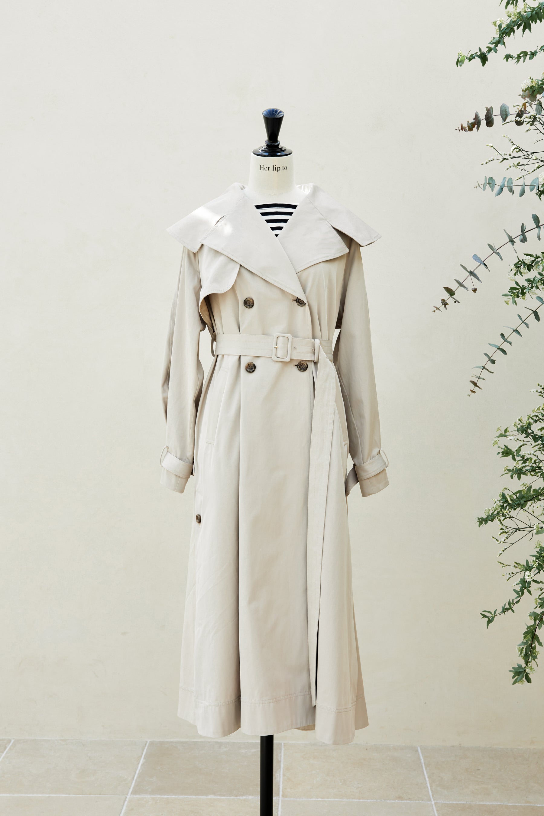 福袋セール】 Long Grace ジャケット・アウター Trench Herlipto Coat 