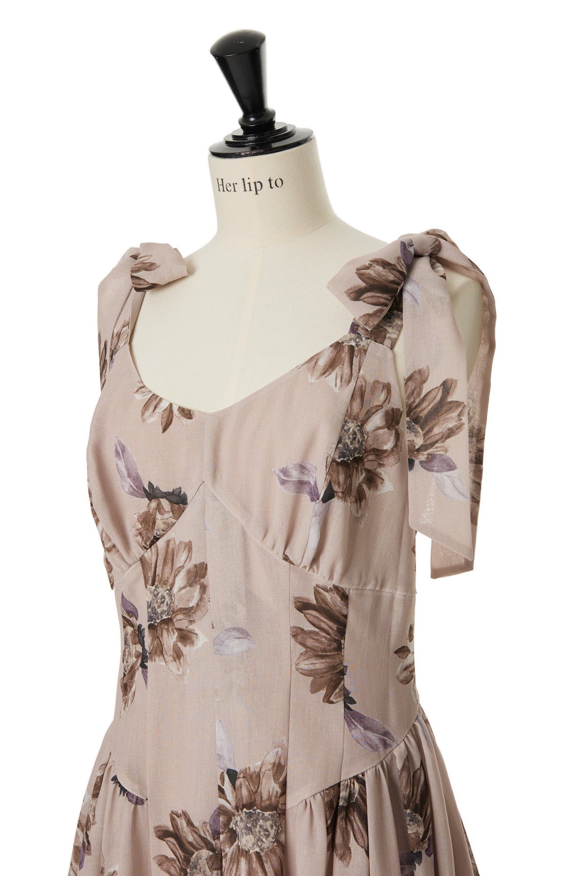 ハーリップトゥ Sunflower-Printed Midi Dress 毎日大量出品