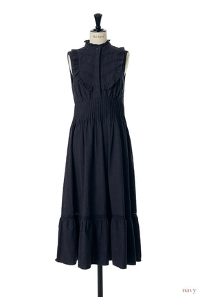 Paisley Cotton Lace Long Dress
