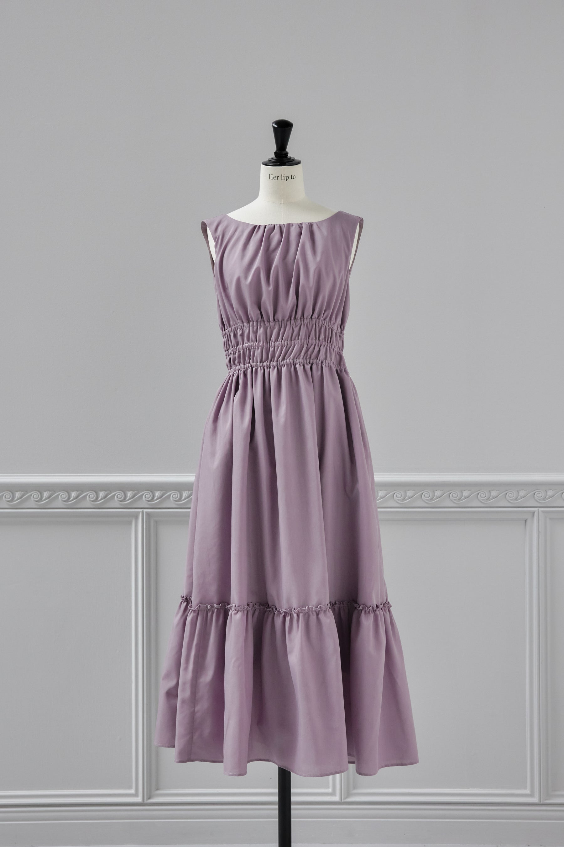 ベストセラー Herlipto lilac Dress Bow Double Riviera ロング