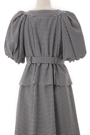 Portofino Belted Check Dress