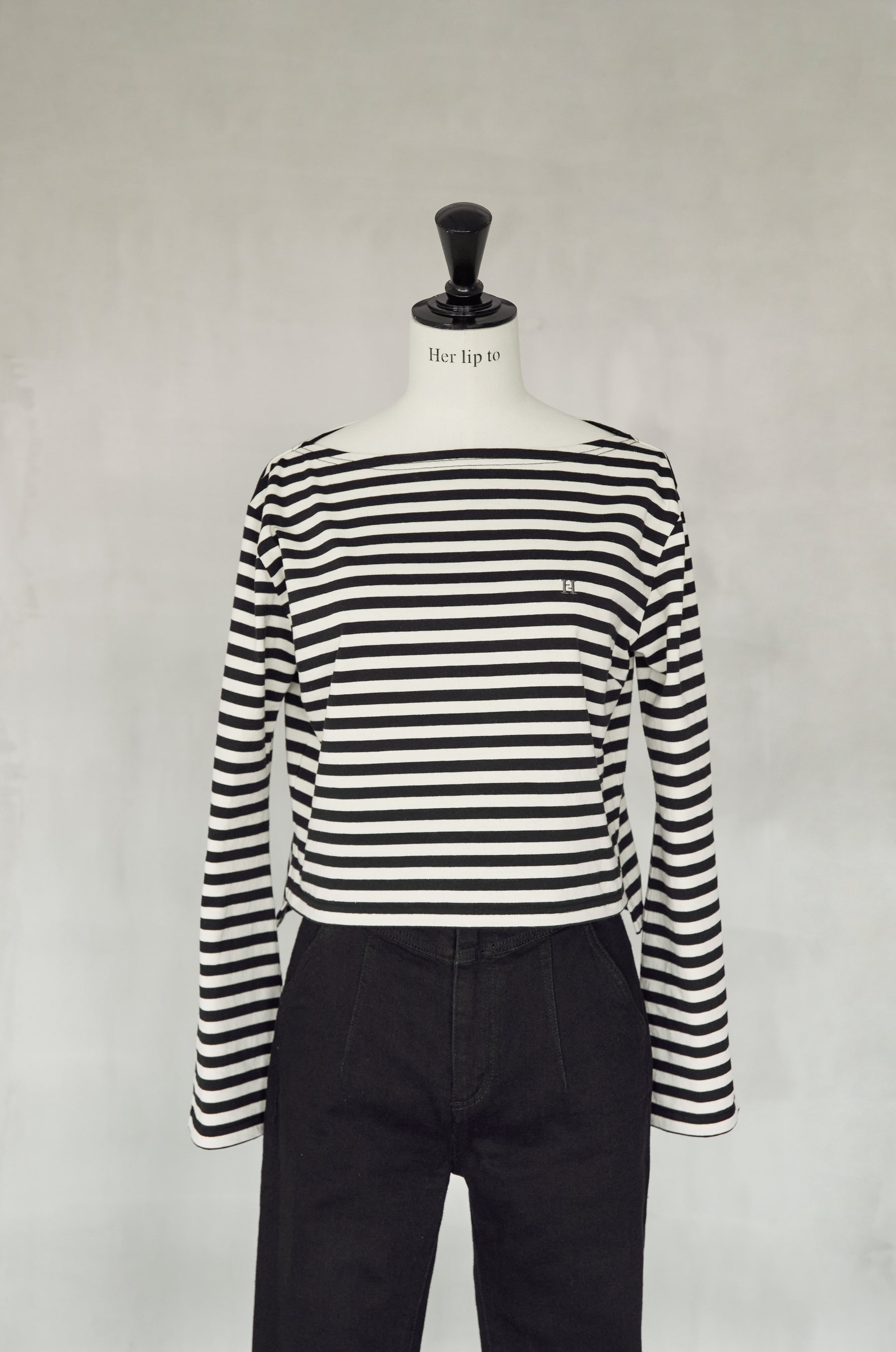 Her lip to ♡ French Striped Top
