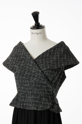 Siena Big Collar Pleated Dress
