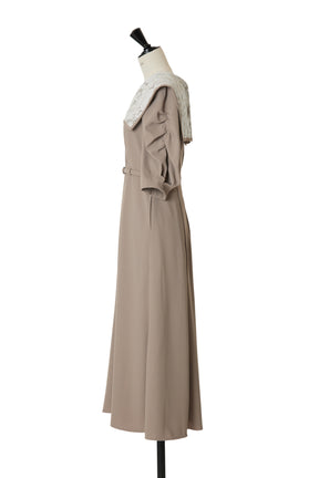 Vyronas Lace Collar Dress
