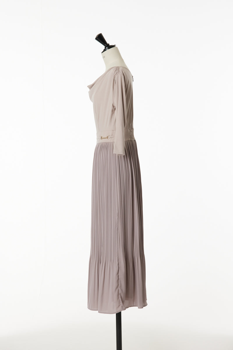 正規品　HLT Perugia Drape Neck Pleated Dress
