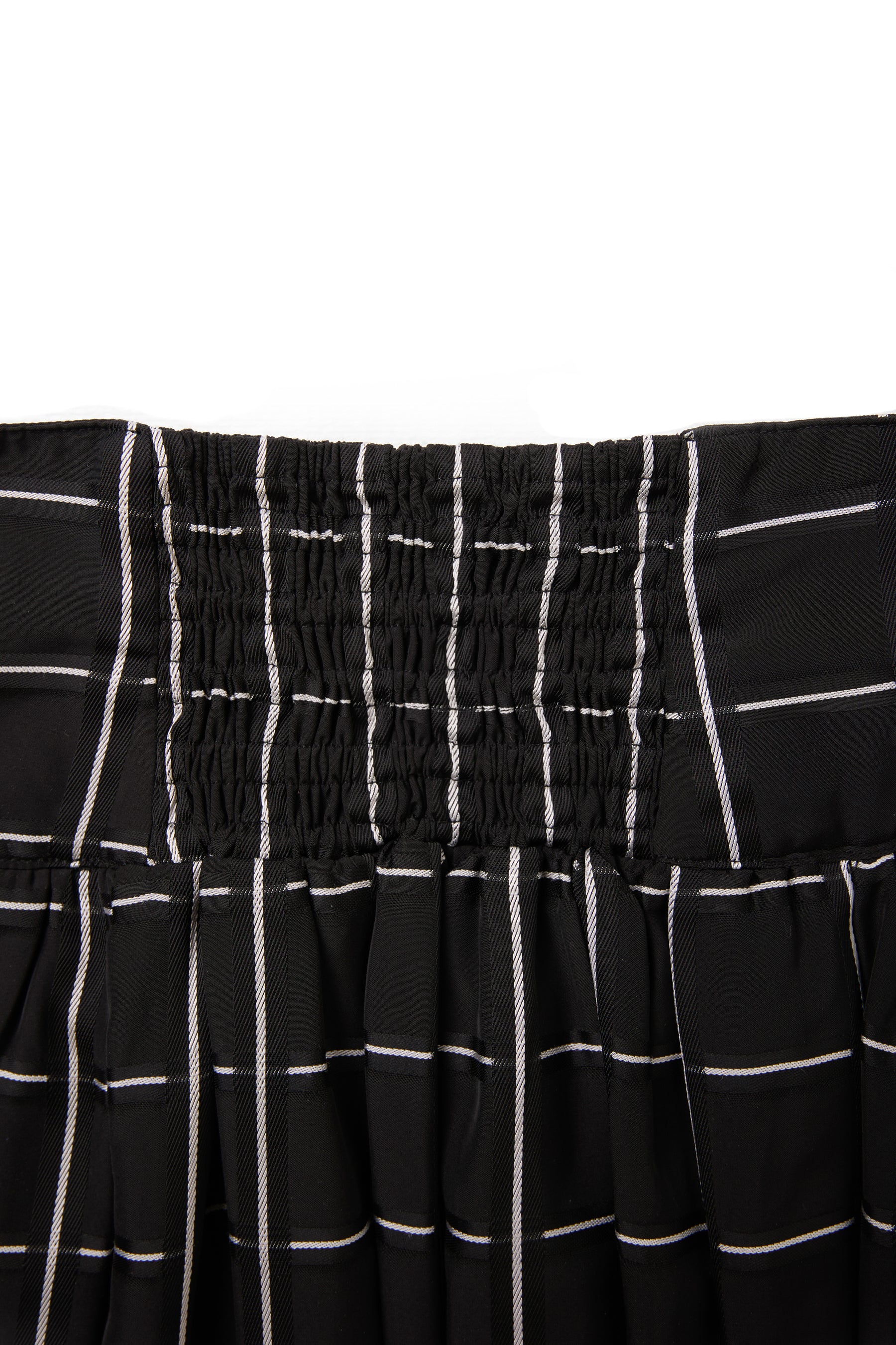 Checked Jacquard Volume Skirt