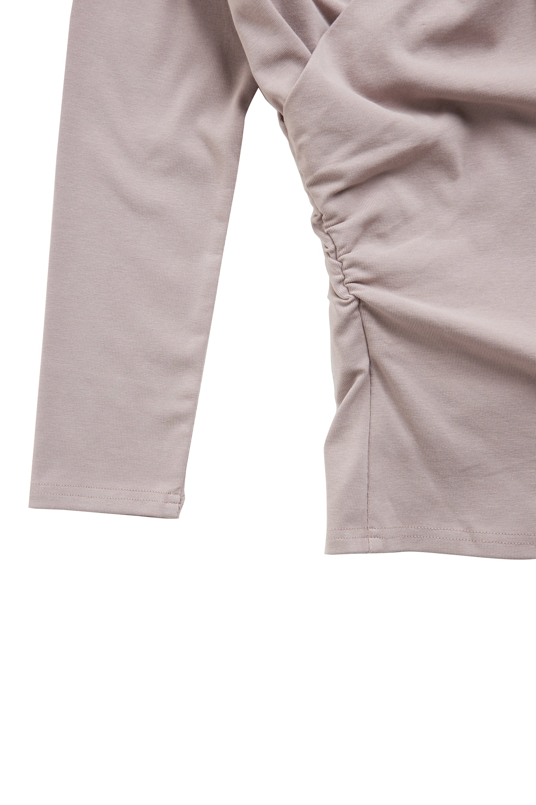 [New color] Asymmetric Cotton-blend Jersey Top