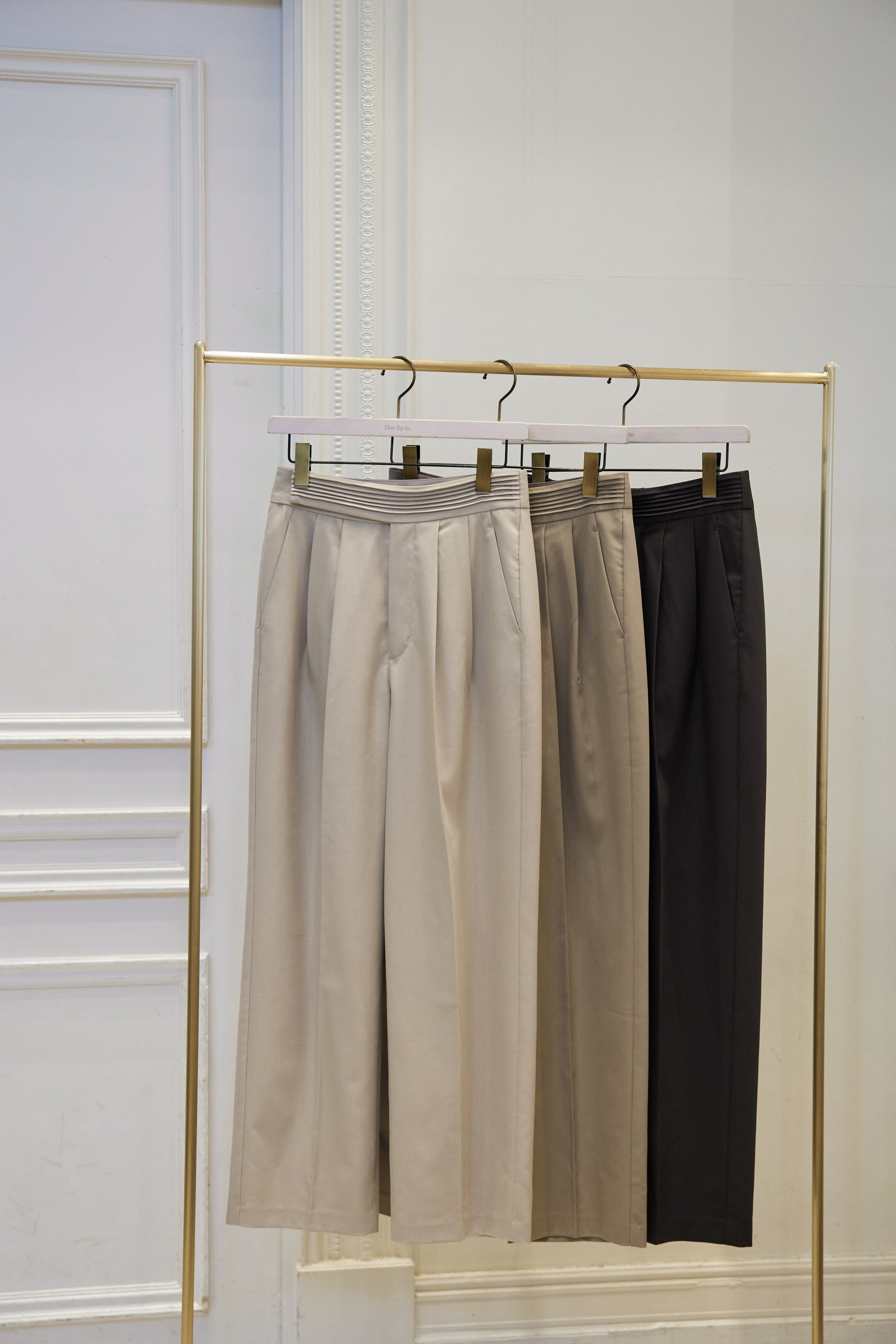 Manhattan Straight-Leg Pants