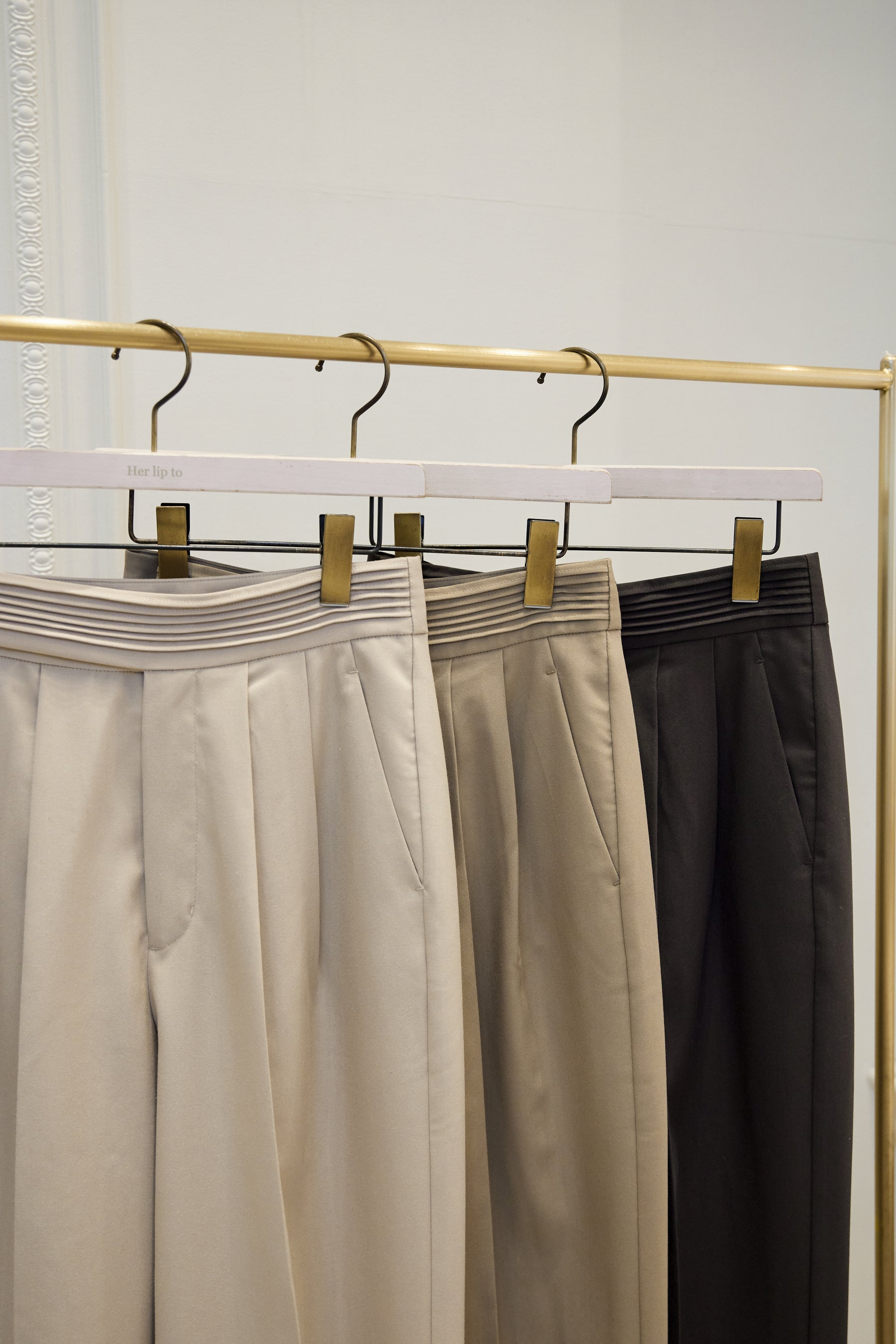 herlipto Manhattan Wide Leg Pants