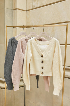 Essential Wool-Blend Cardigan