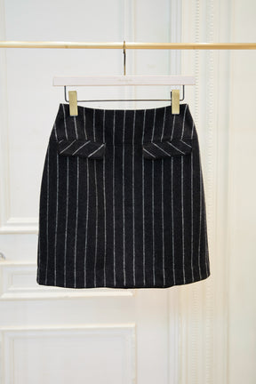 Hemingway Wool-Blend Skirt