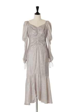 Rosa Ruched Satin Dress