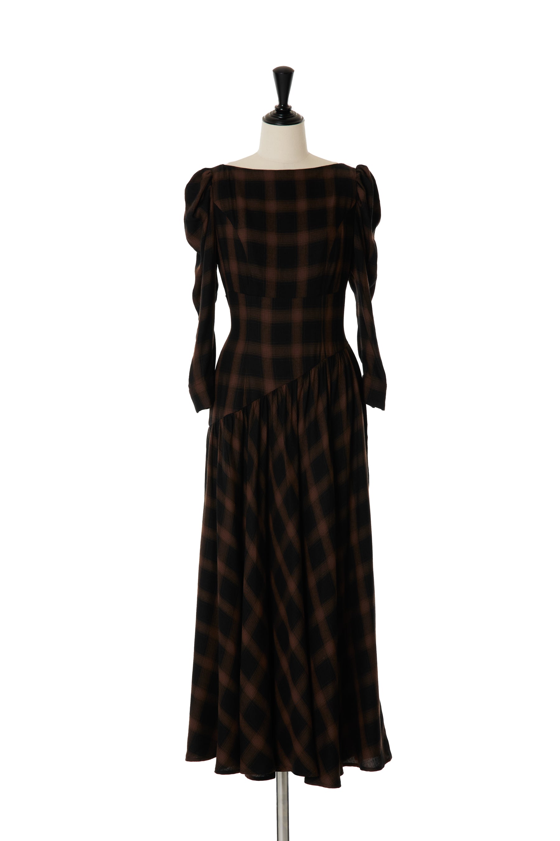 大人気♡完売品Roanne Over Check Dress  espresso思っていたのですが