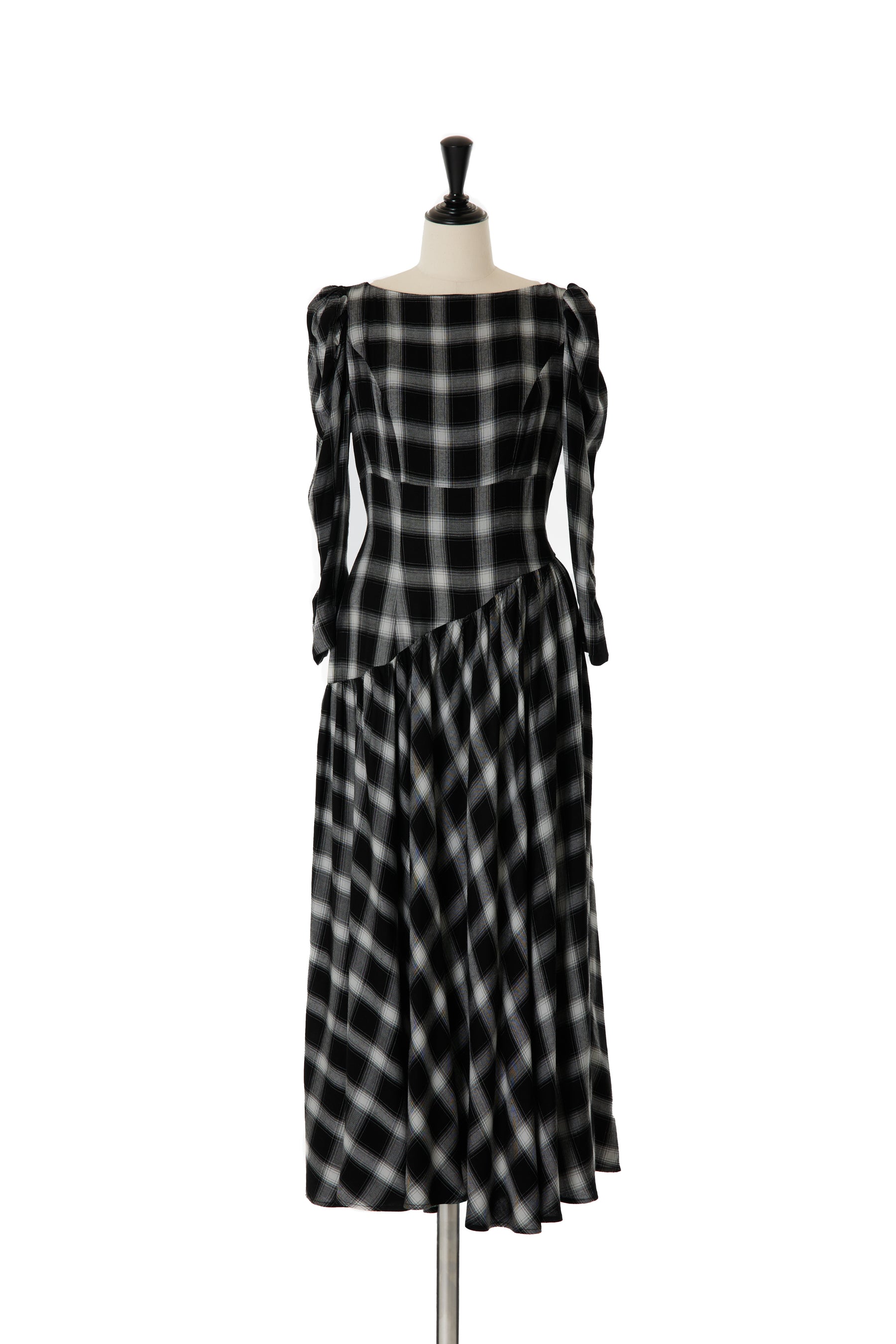 Roanne Over Check Dress