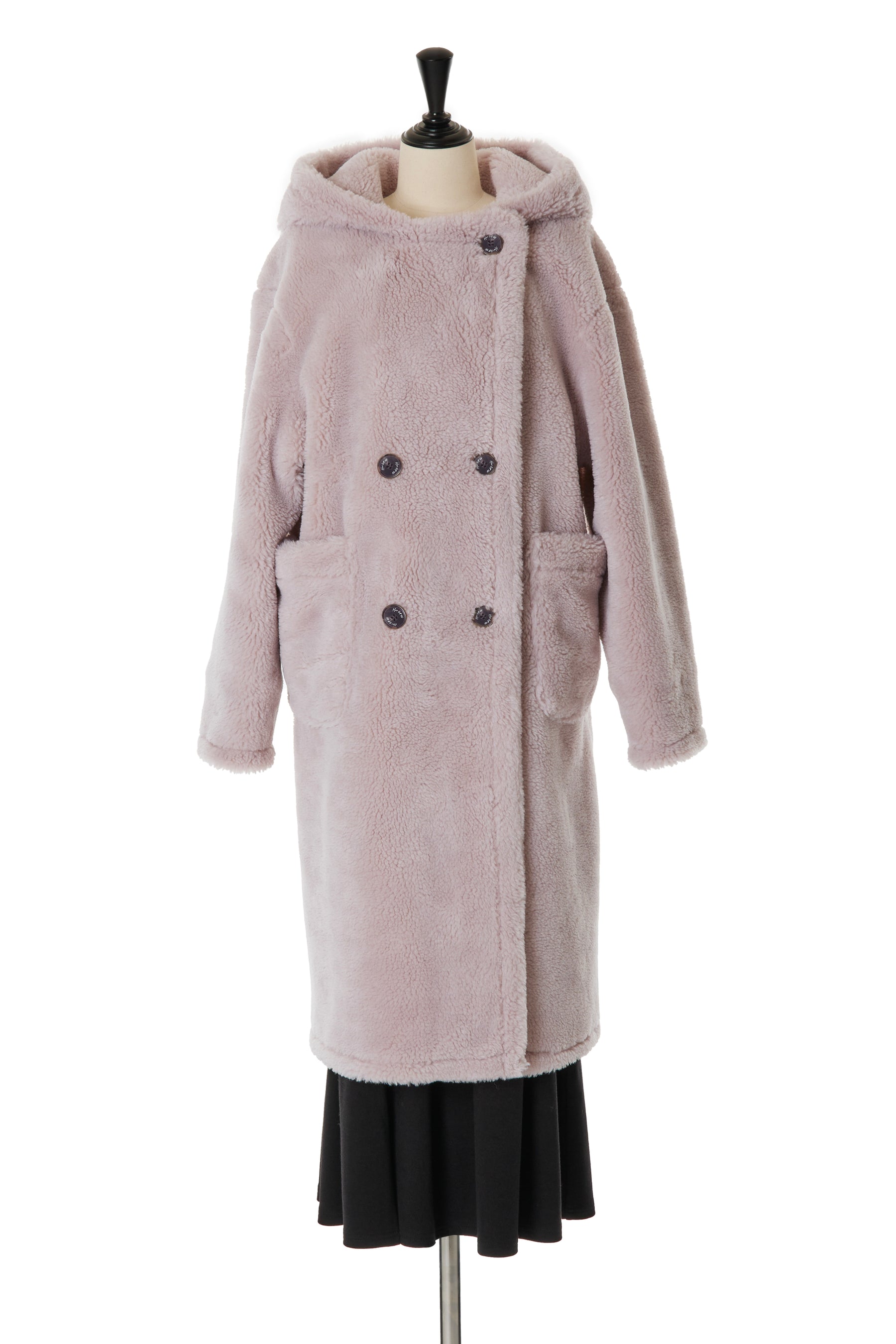 Fleur Shearling Boa Coat