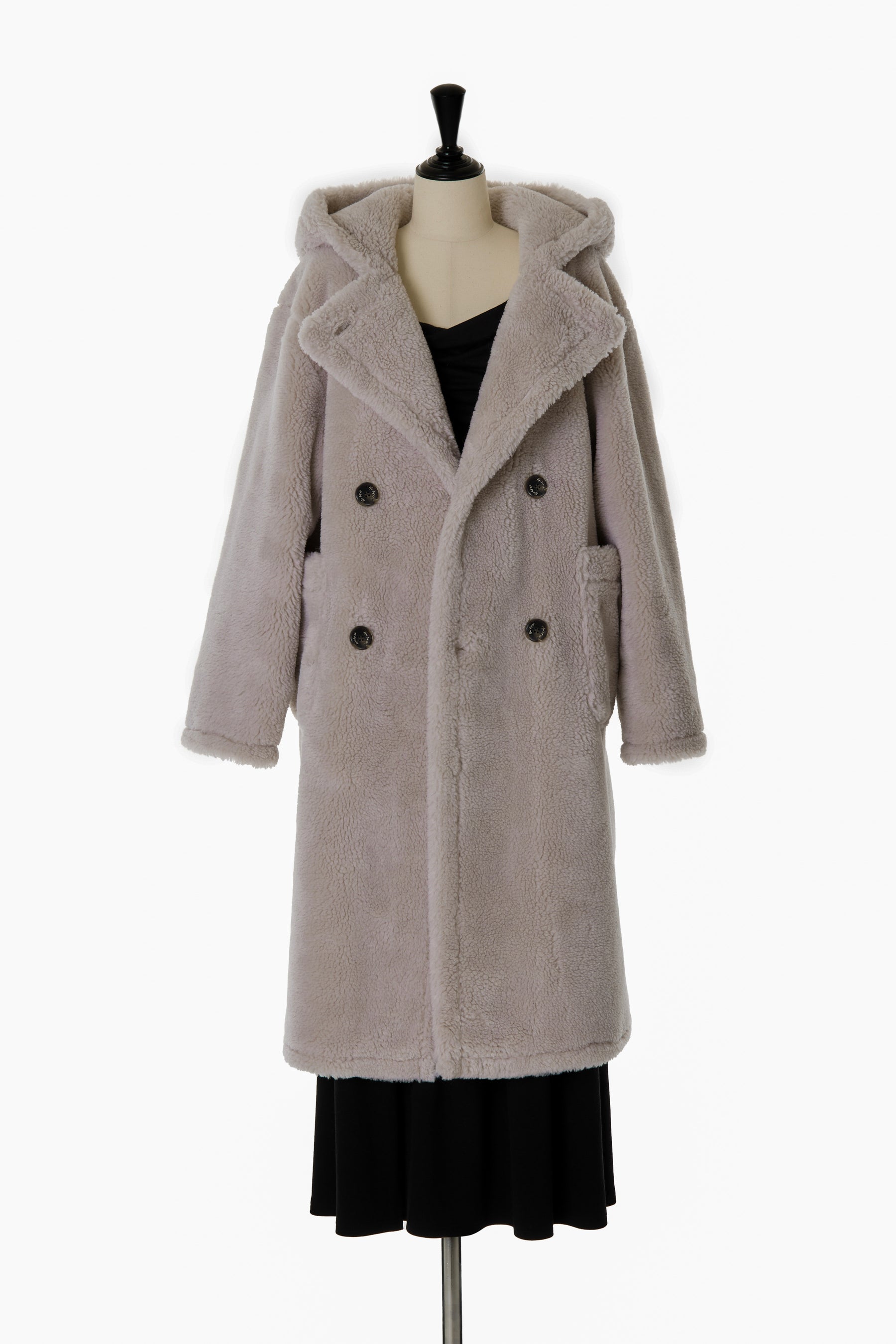 Fleur Shearling Boa Coat