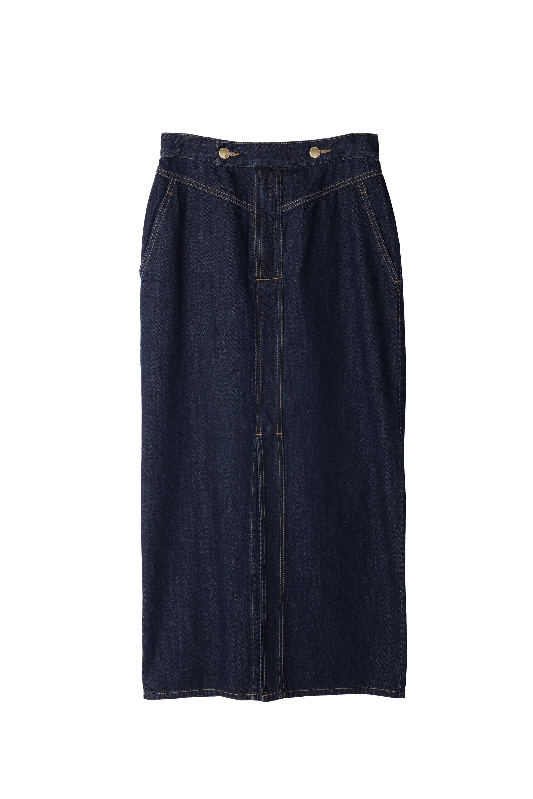 【10月上旬発送】Milano Front Slit Denim Skirt