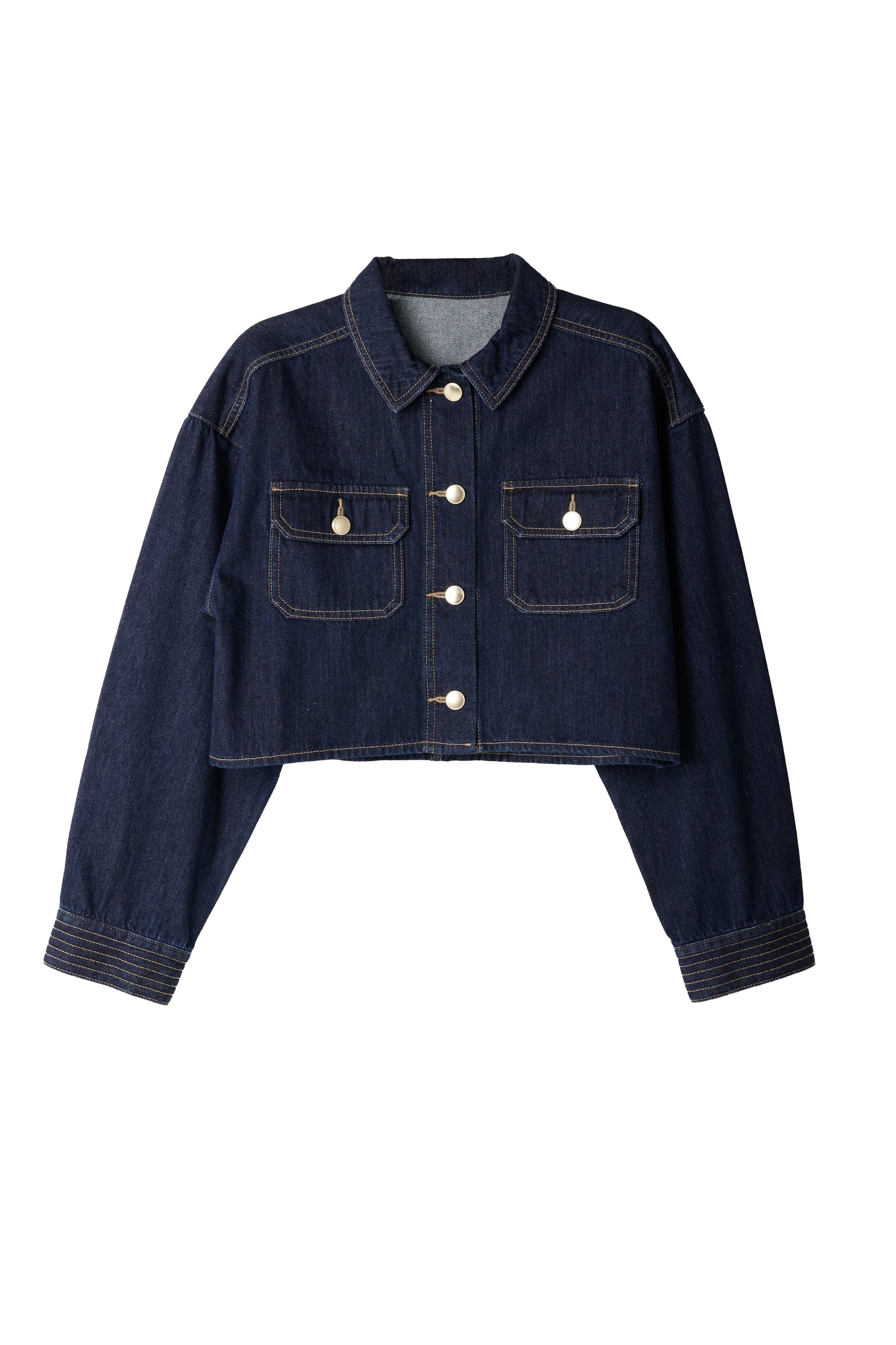 Milano Cropped Denim Jacket