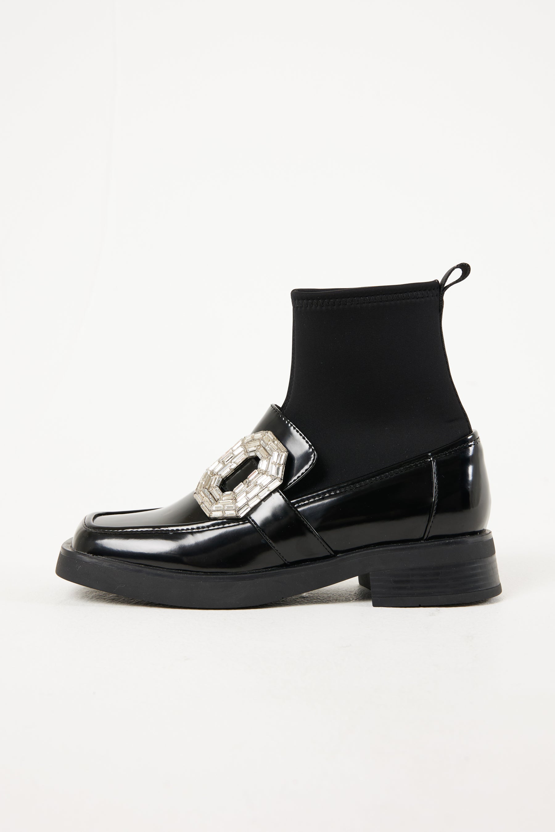 本体のみの発送ですSquare Toe Loafer Boots 37