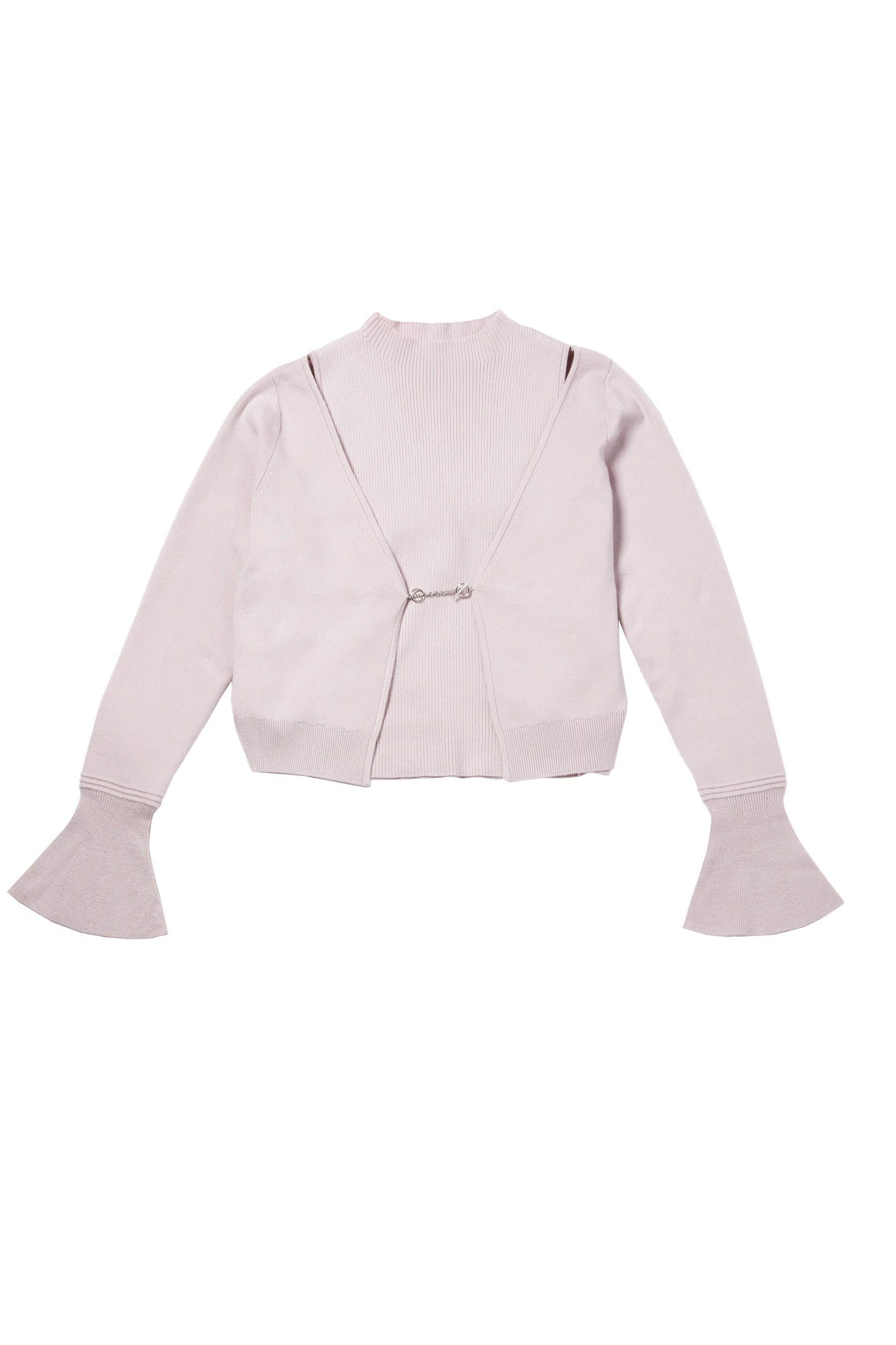 petale】Flared Sleeve Knit Set
