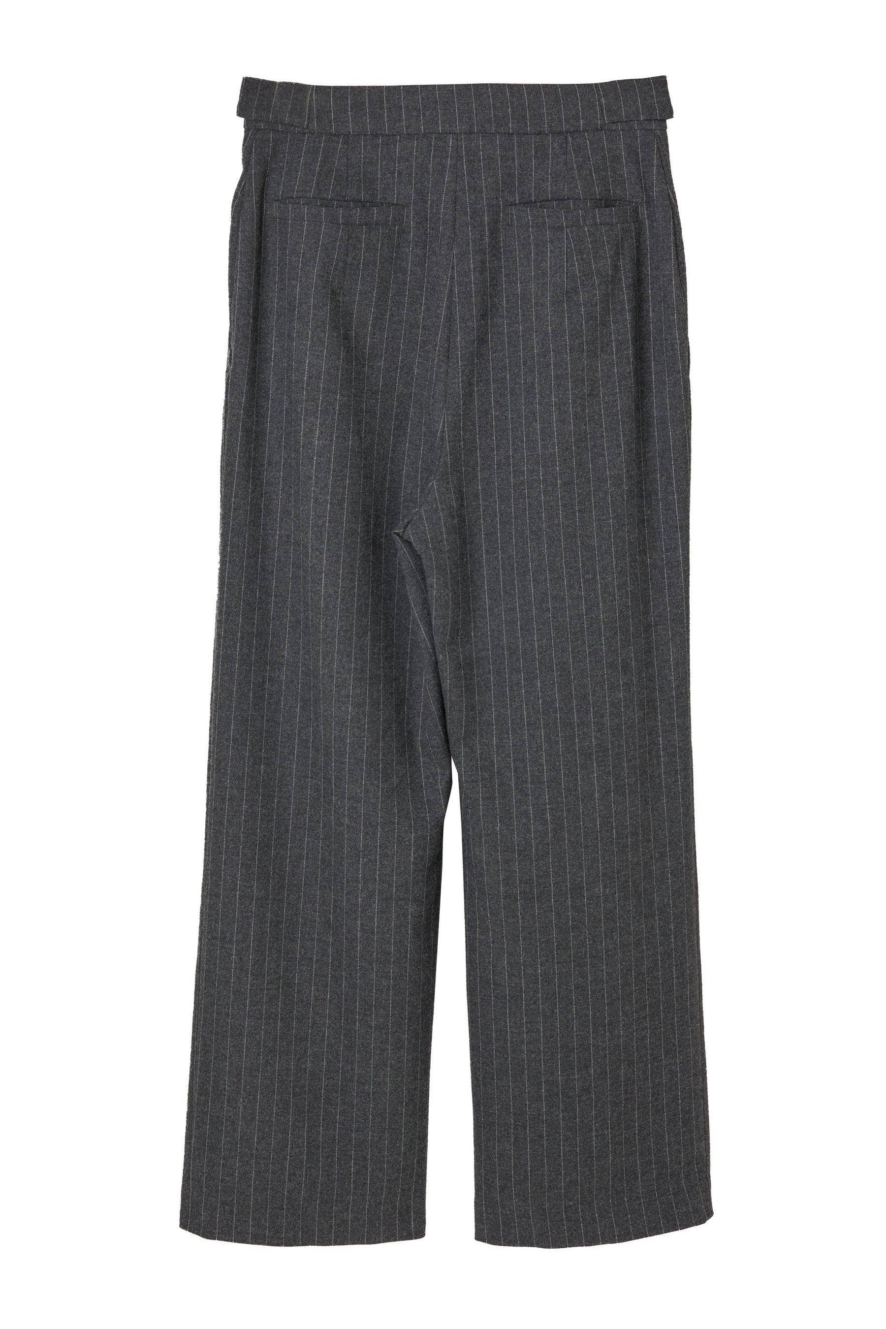 Pin-Stripe Wide Leg Pants