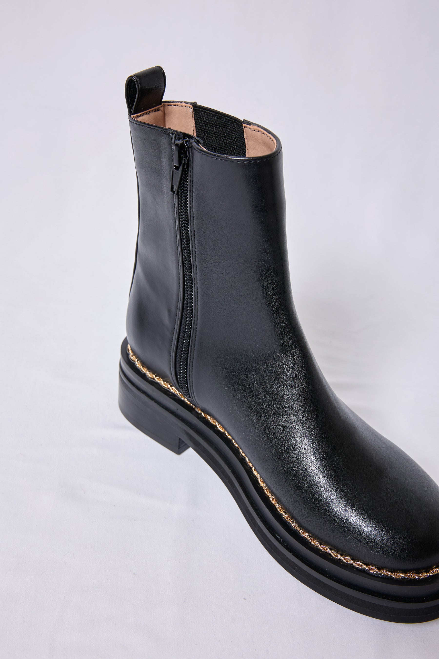 Chelsea Chain Ankle Boots