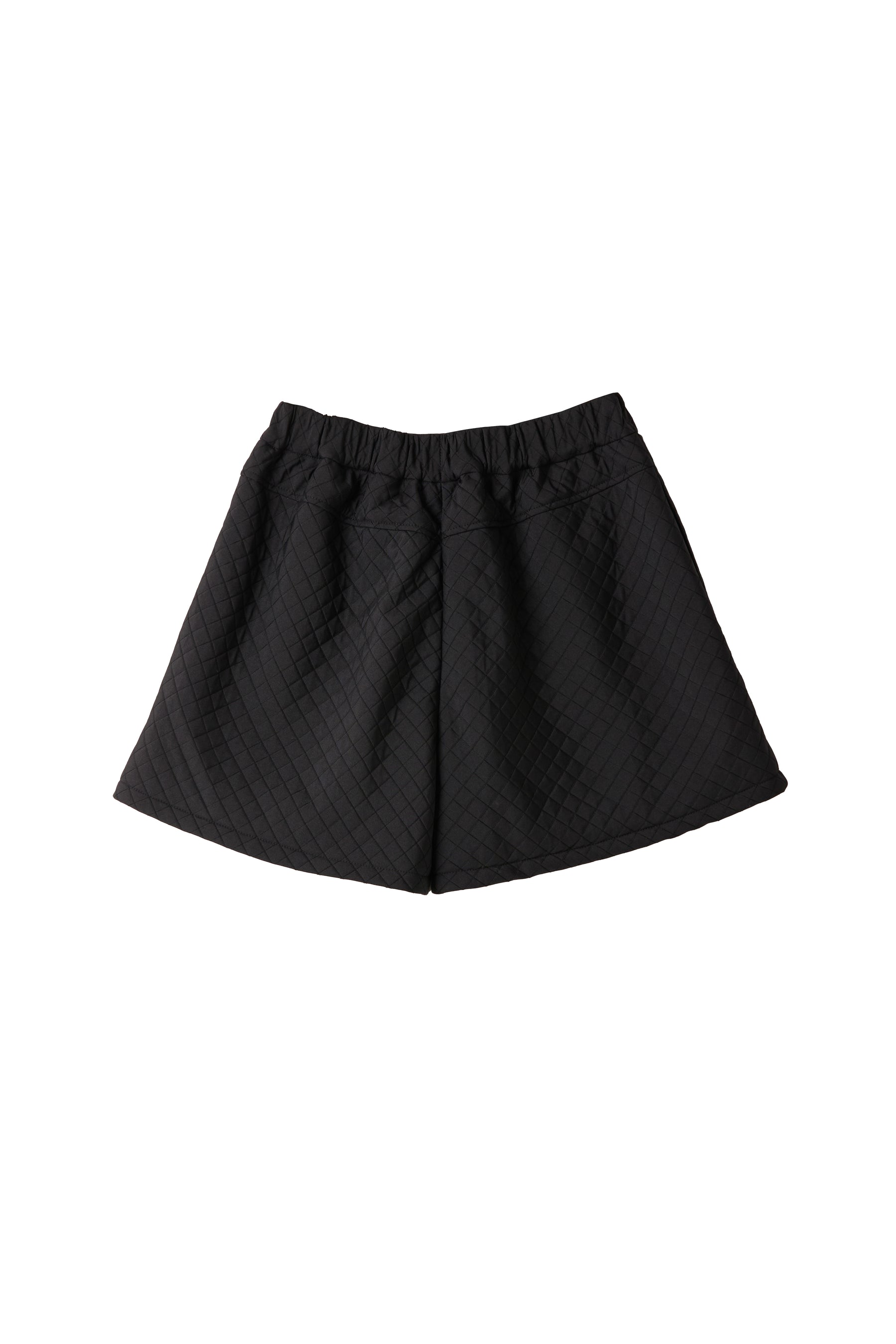 Her lip to Quilted Flare Bell Shorts