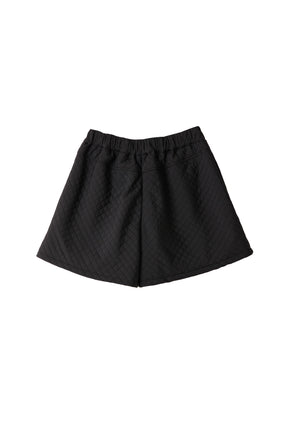 Quilted Flare Bell Shorts