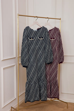 Vosges Jacquard Knit Dress
