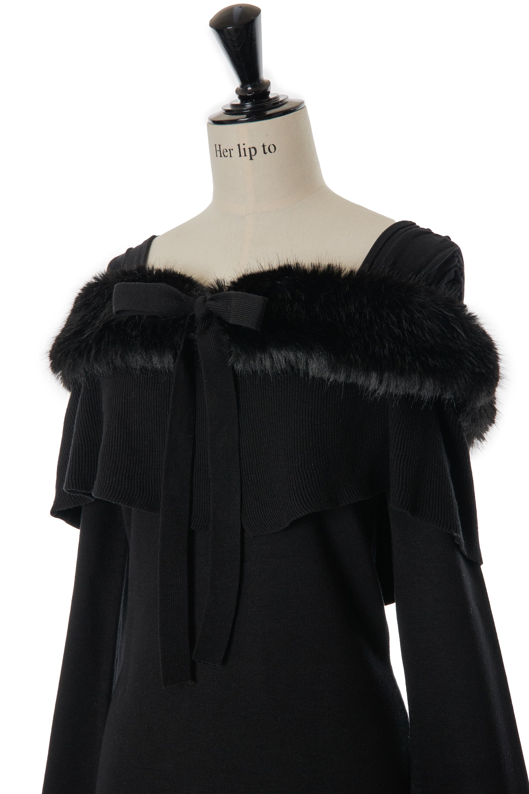 クーポンGET Herlipto Ritz Faux Fur Mini Dress - ワンピース
