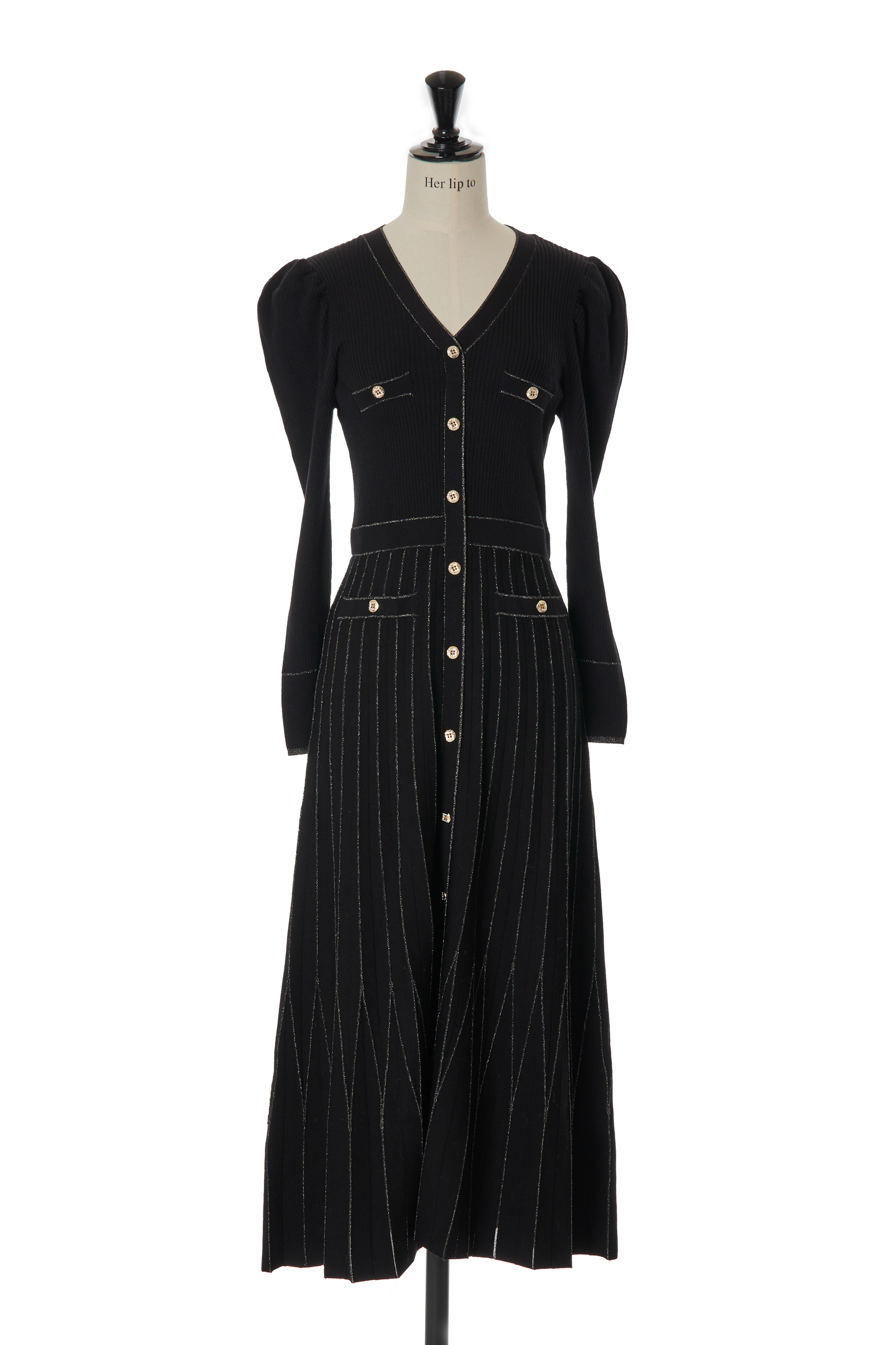 レディースSuite Room Knit Long Dress　black sサイズ