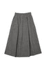 Tweed Flocked Dot Long Skirt