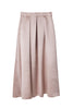 Shine Satin Volume Long Skirt 