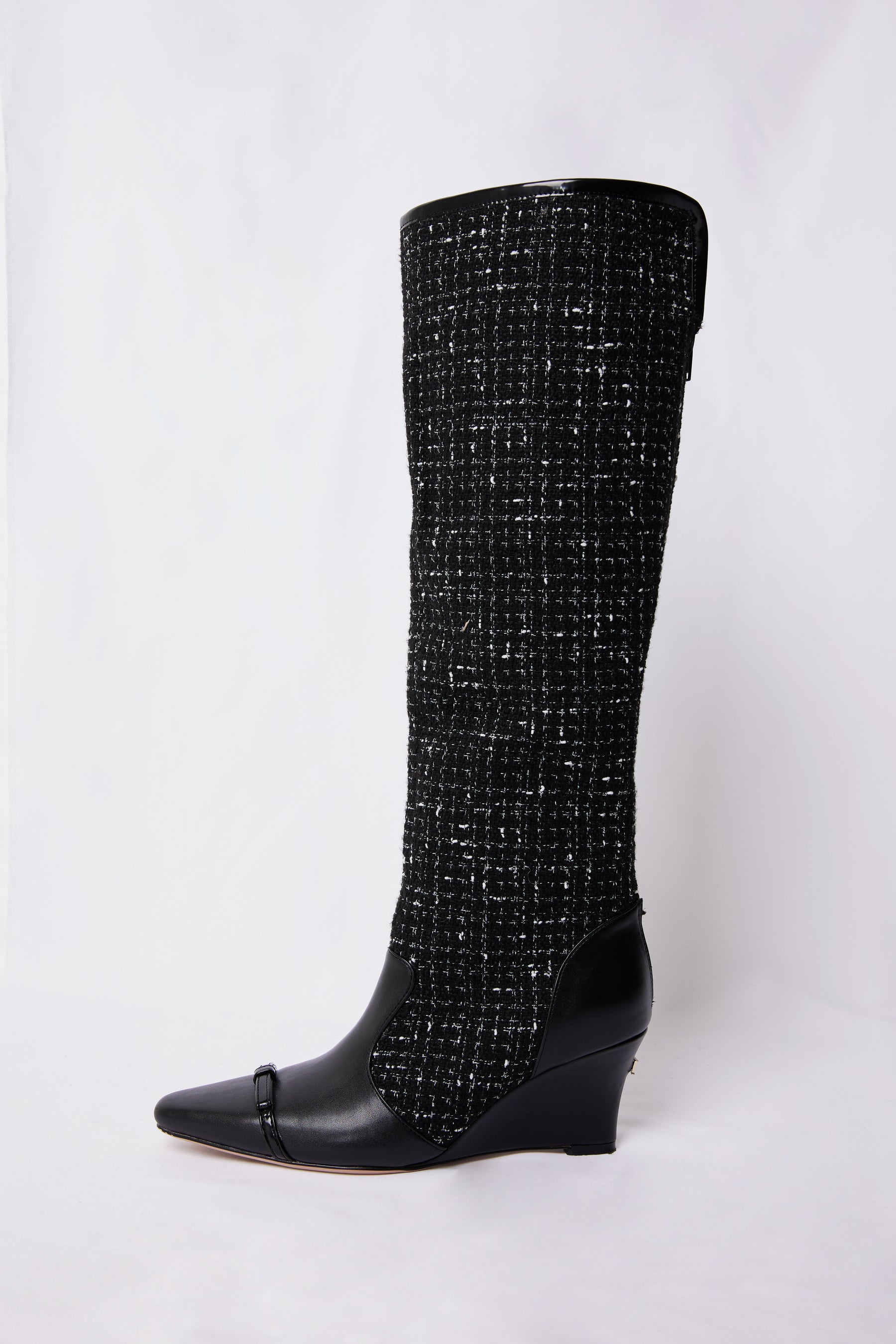 ブラックherlipto Noir Ribbon Ankle Boots