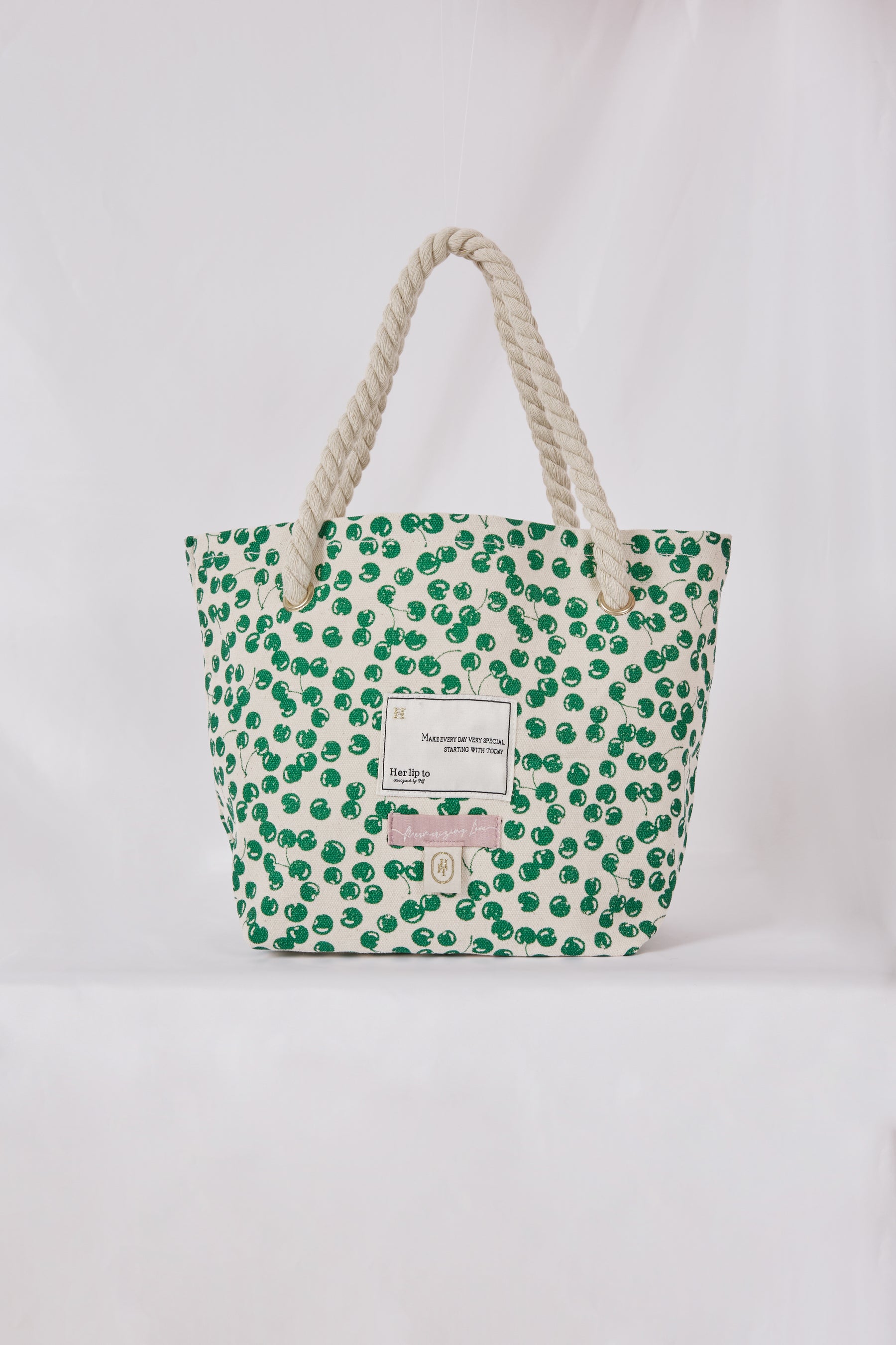 HLT Cherry Tote Bag Herlipto チェリートートバッグ - cemac.org.ar