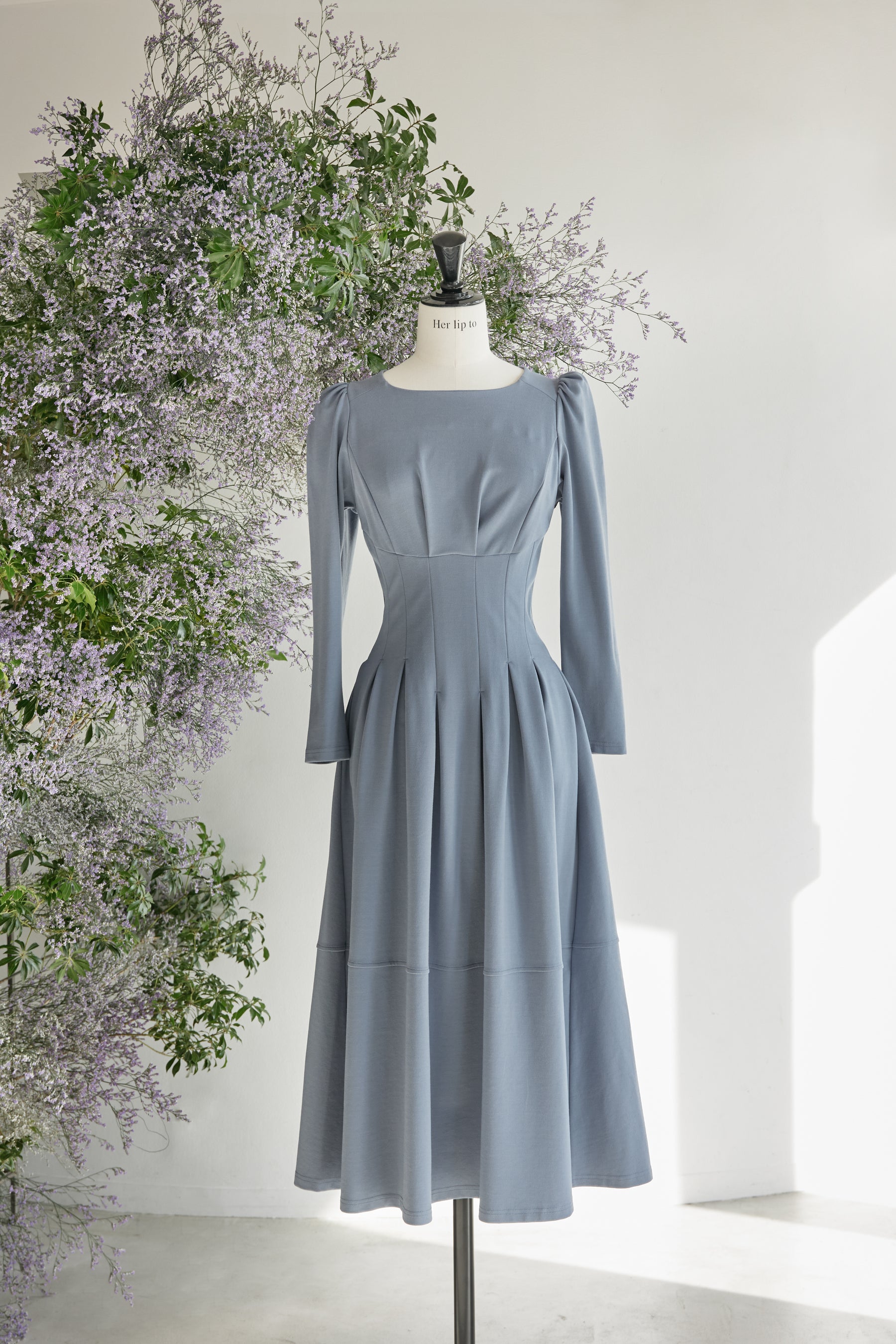 Herlipto Marylebone Long Dress sサイズ新品タグ付カラーグレー