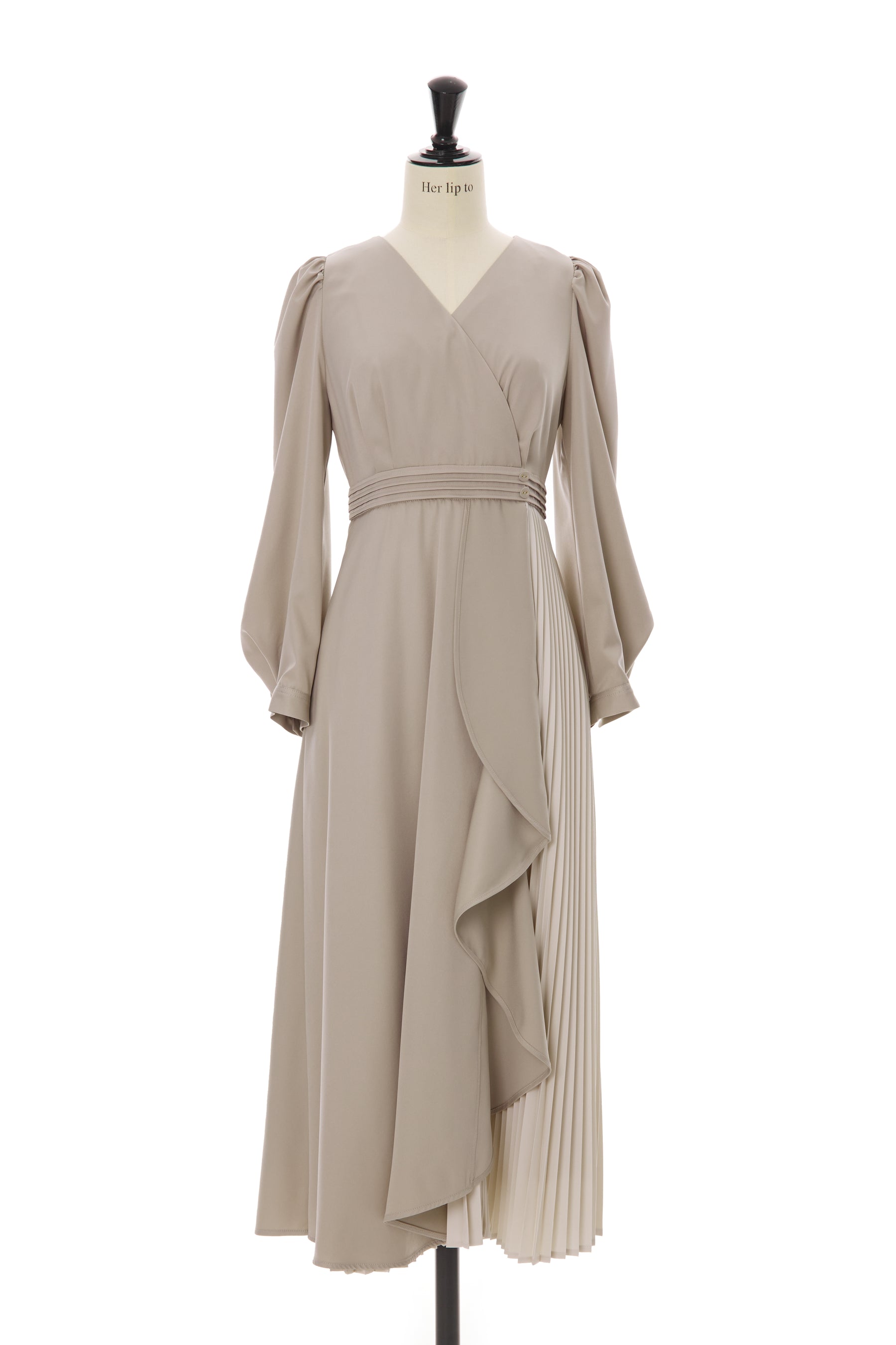 Apuweiserricheherlipto Mayfair Ruffled Dress M 新品beige