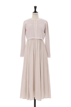 【2月上旬發送】【新色】Bicolor Knit Dress Set