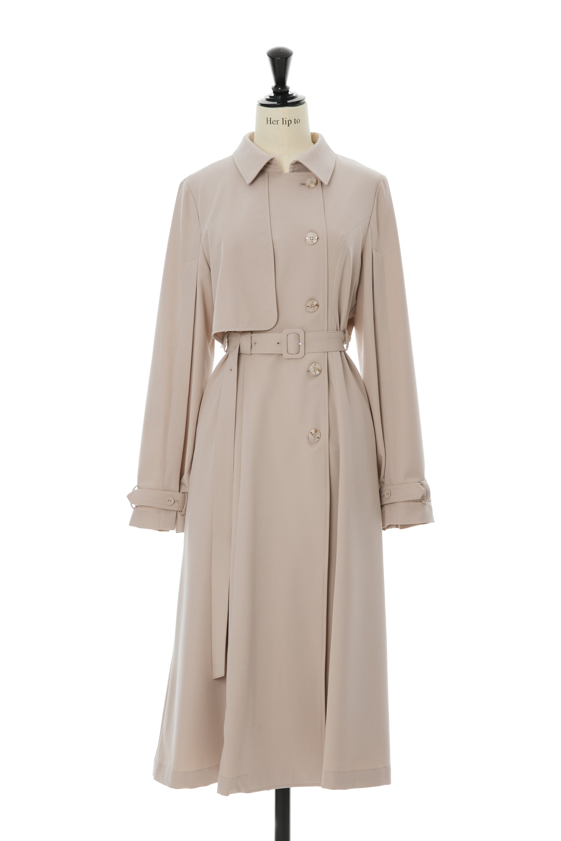 Herlipto Sleeveless Twill Trench Dress - ジャケット・アウター