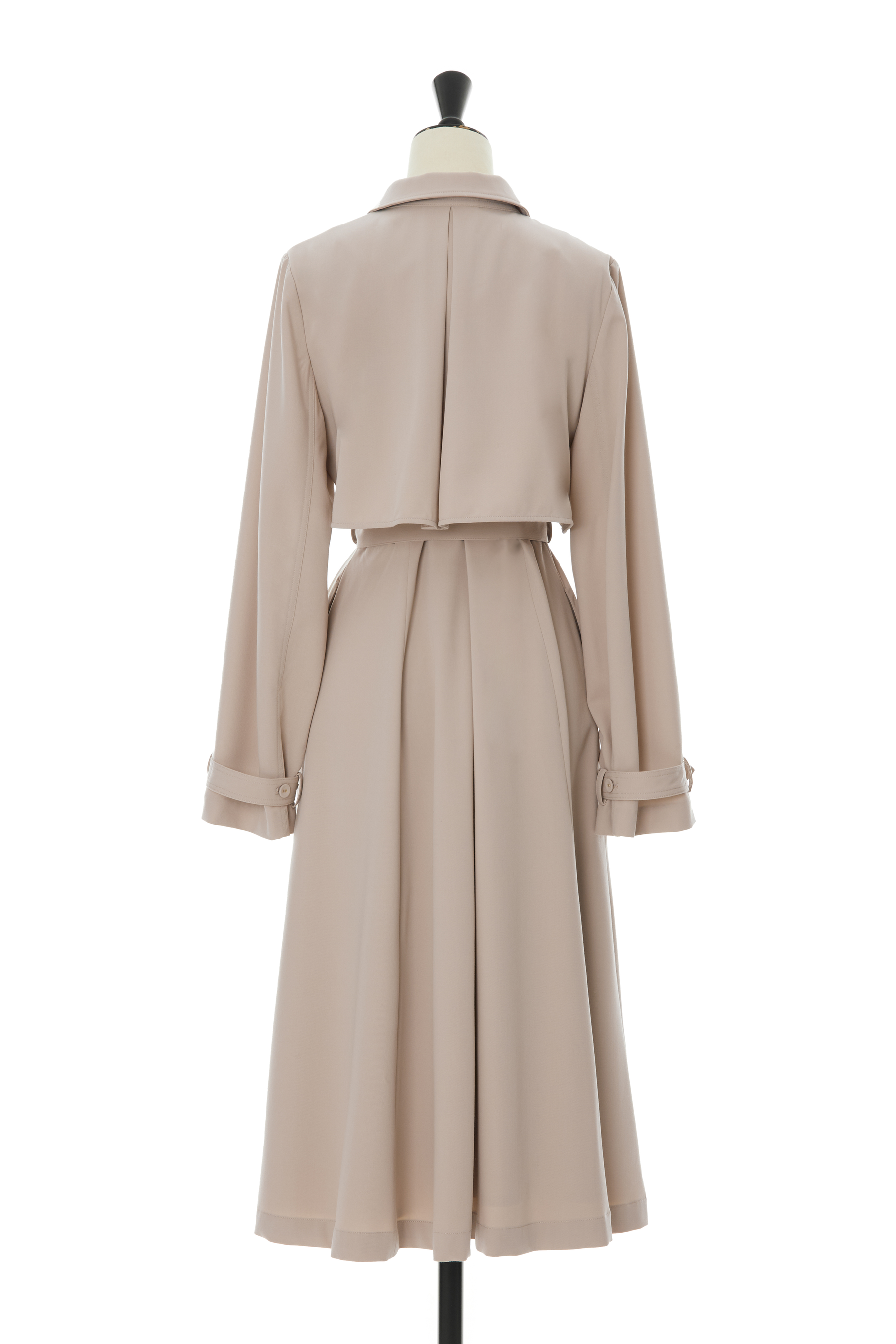 Herlipto Belted Dress Trench Coat Taupe - www.fountainheadsolution.com