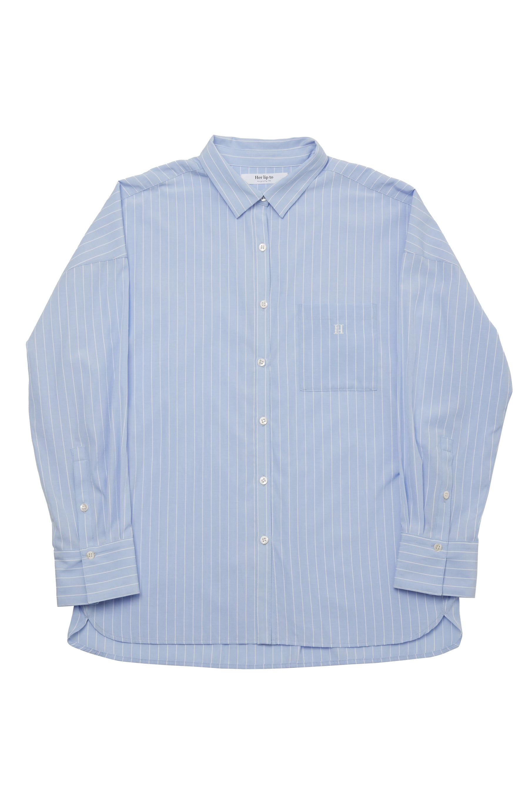 6,240円新品未使用♡herlipto Have It All Stripe Shirt