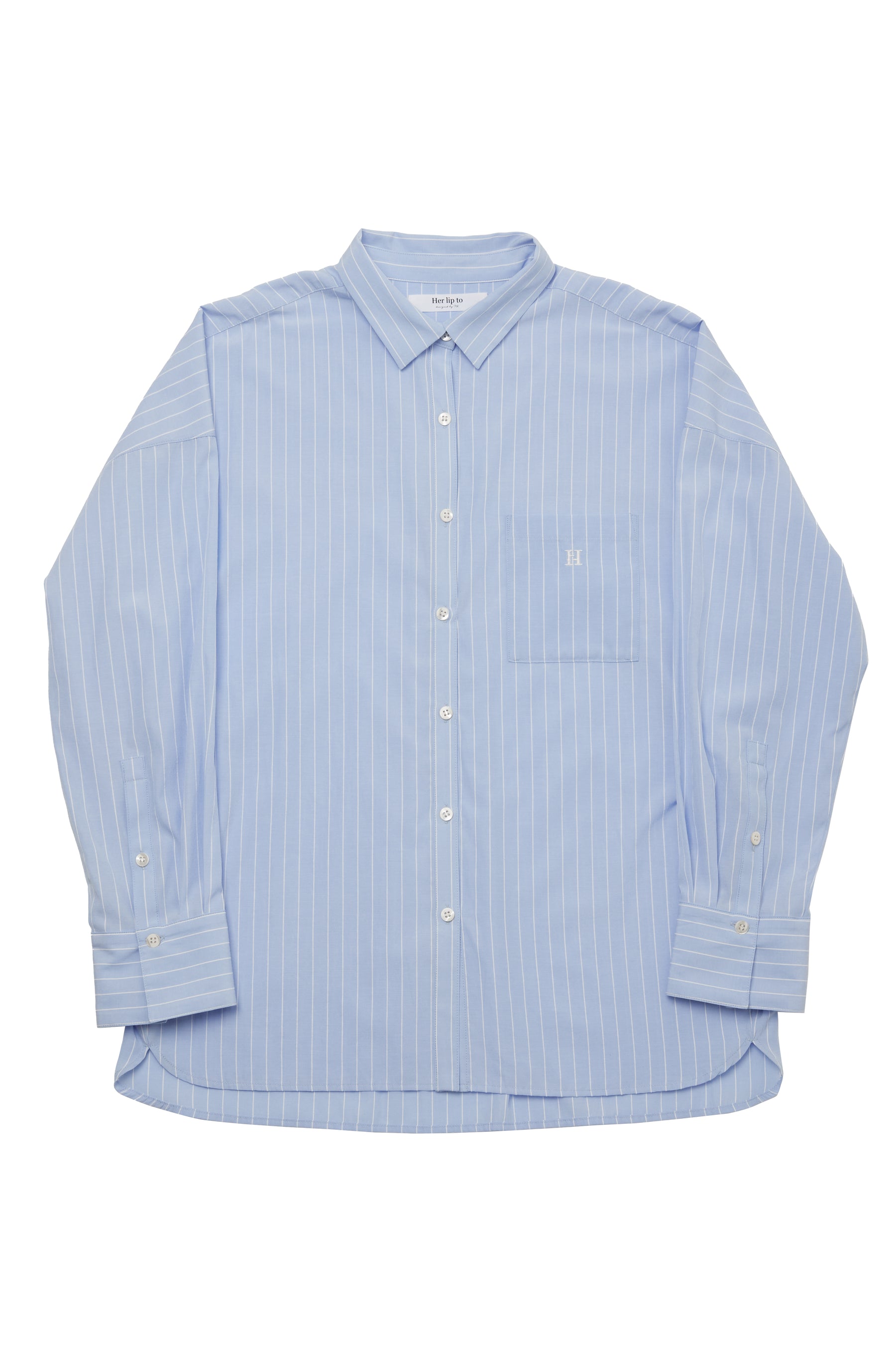 新品未使用♡herlipto Have It All Stripe ShirtsizeS