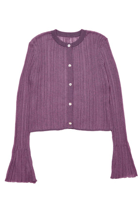 [New Color] Random Ribbed Knit Cardigan