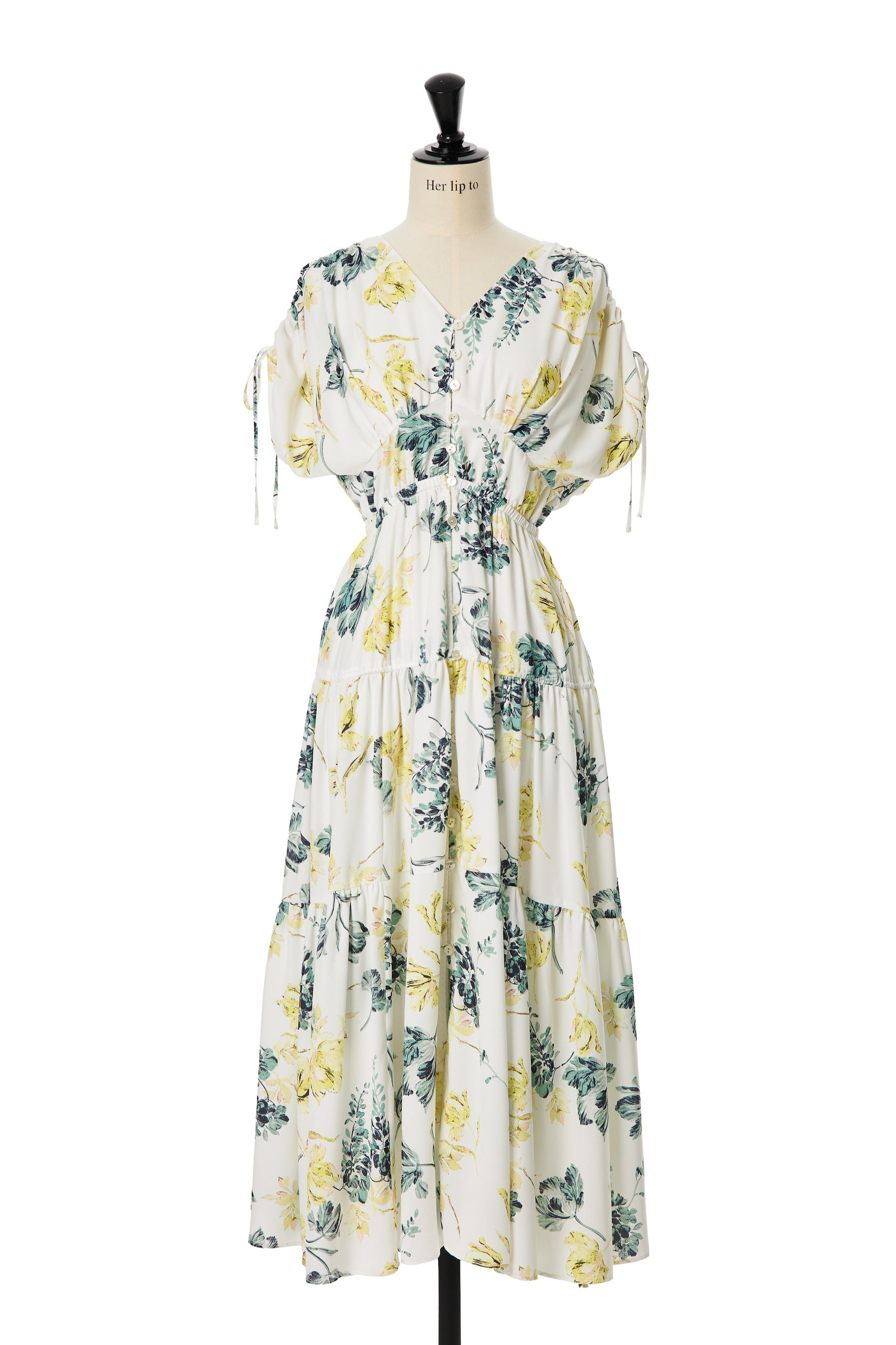 [New color] [lemon / powder mint]Full Of Love Long Dress