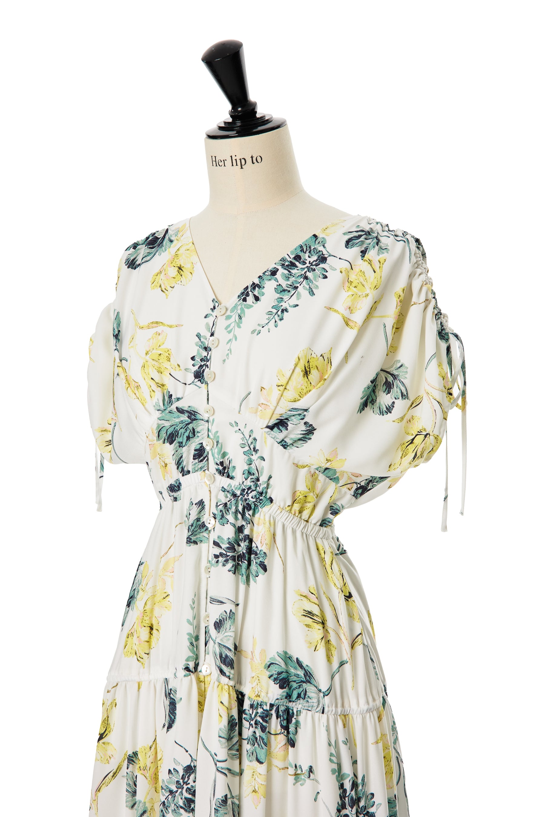 [New color] [lemon / powder mint]Full Of Love Long Dress