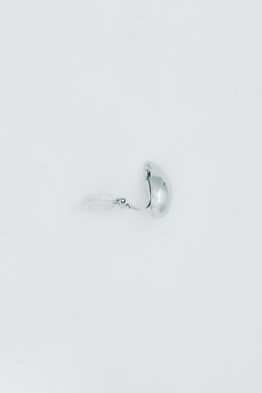 Silver Drop Clip Earrings