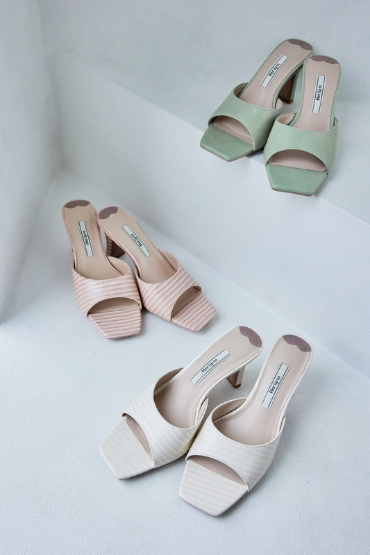 Square-Toe Mules